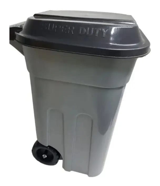 Bote de basura grande de 150 litros con ruedas